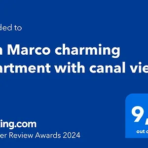 San Marco Charming With Canal View Appartamento